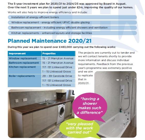 Planned Maintenance 2020-21